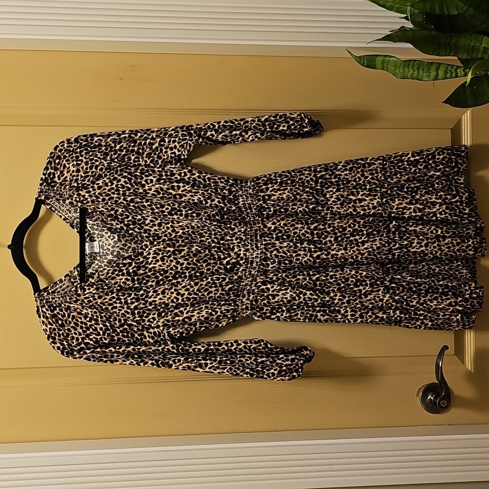 Old Navy leopard dress